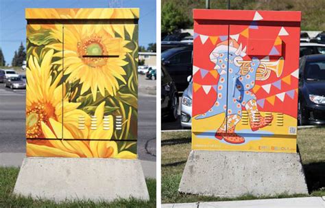 electrical box murals|why stop painting electrical boxes.